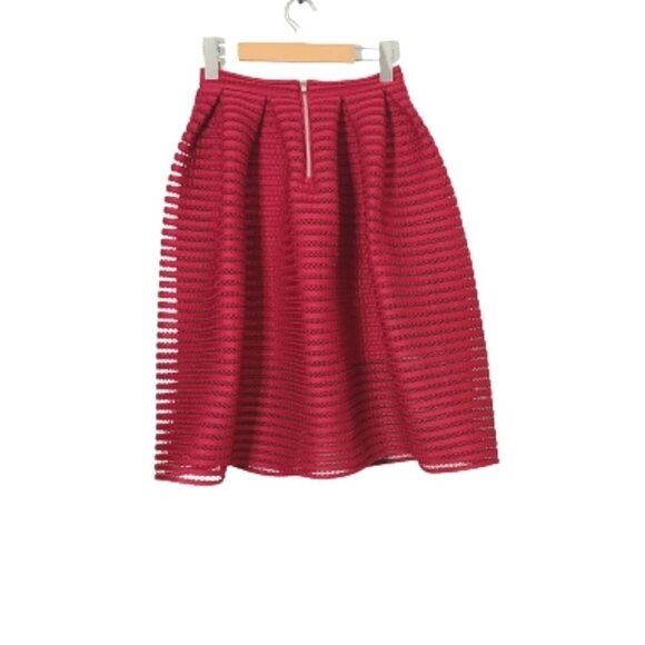 MAJE Red Jam Puffball Skirt Women's Size US XS - Picture 7 of 15